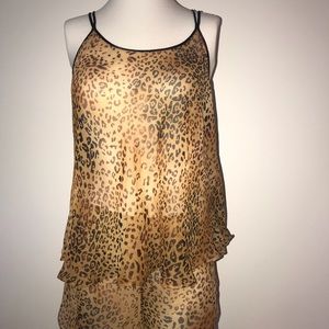 Leopard print cahemise